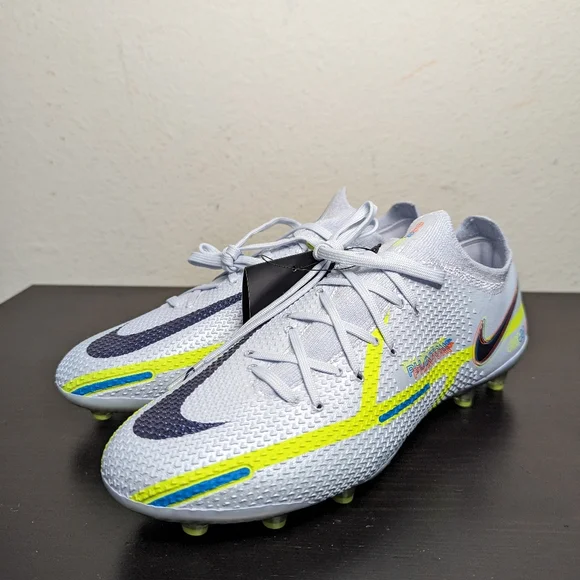 Nike Phantom GT2 Elite AG-Pro Grey Soccer Cleats DC0748-055, Mens 5.5 / Womens 7 Nike Phantom GT2 Elite AG-Pro Grey Soccer Cleats DC0748-055  main image 3